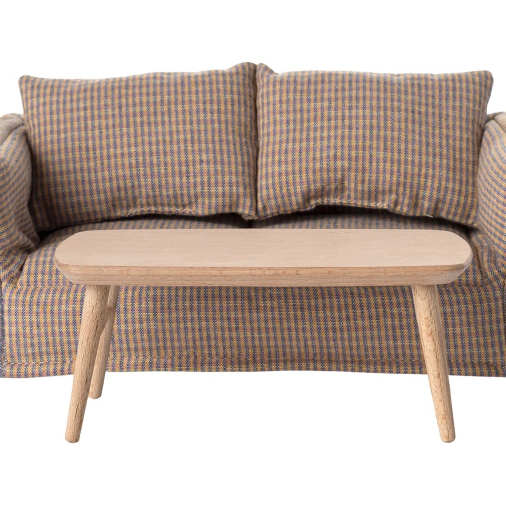 NWT Maileg Coffee Table, Mouse, Natural